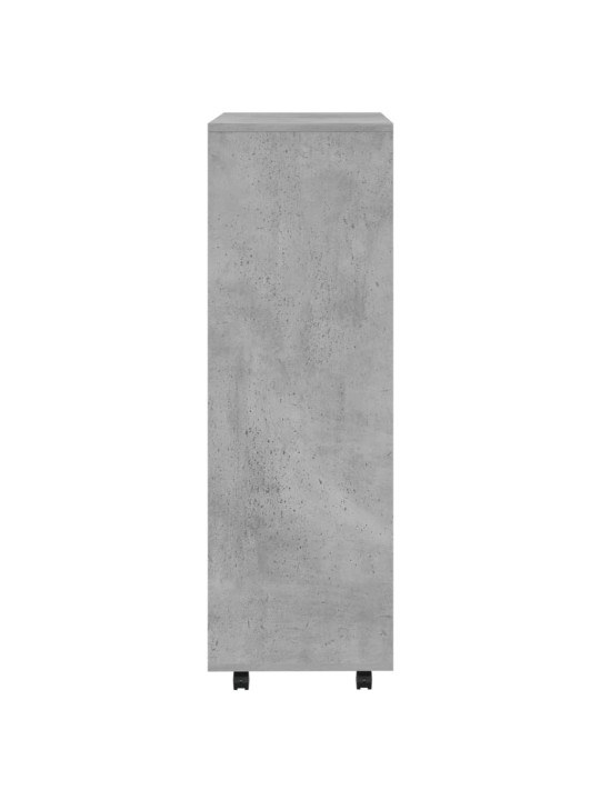 Šatní skříň betonově šedá 80 x 40 x 110 cm kompozitní dřevo