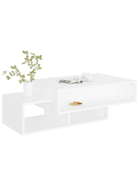 Konferenční stolek bílý 105 x 55 x 32 cm kompozitní dřevo