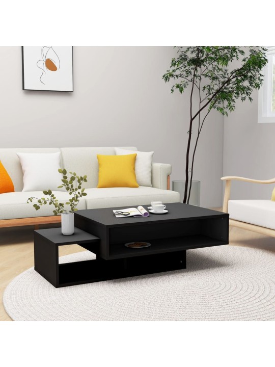 Konferenční stolek černý 105 x 55 x 32 cm kompozitní dřevo