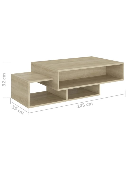 Konferenční stolek dub sonoma 105 x 55 x 32 cm kompozitní dřevo