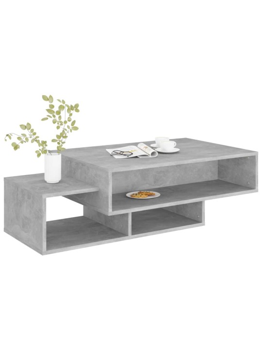 Konferenční stolek betonově šedý 105x55x32 cm kompozitní dřevo