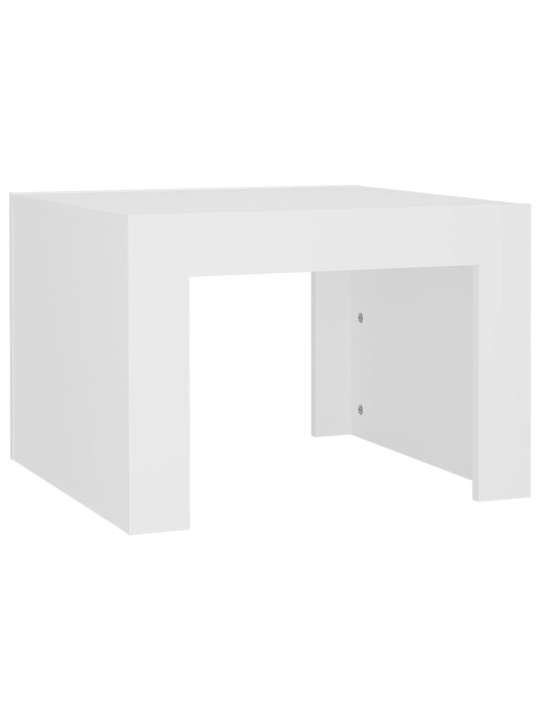 Konferenční stolek bílý 50 x 50 x 35 cm kompozitní dřevo