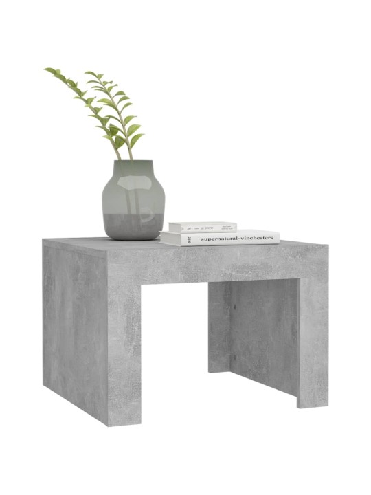 Konferenční stolek betonově šedý 50x50x35 cm kompozitní dřevo