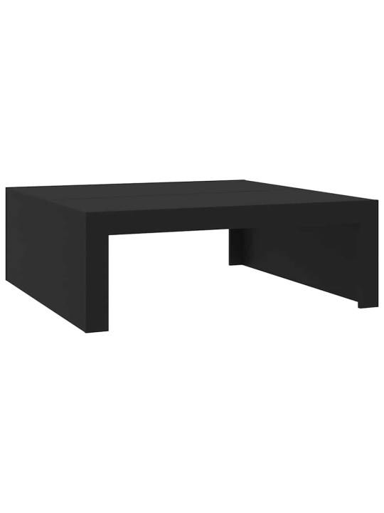Konferenční stolek černý 100 x 100 x 35 cm kompozitní dřevo