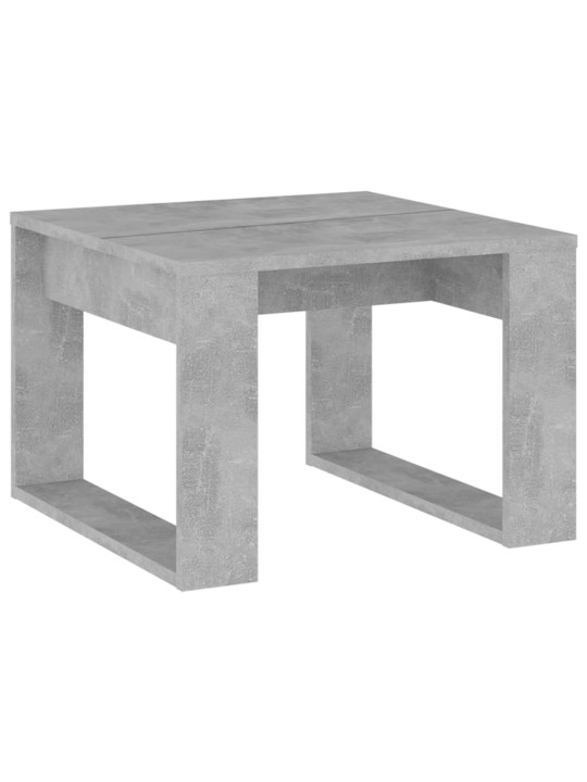 Odkládací stolek betonově šedý 50 x 50 x 35 cm kompozitní dřevo