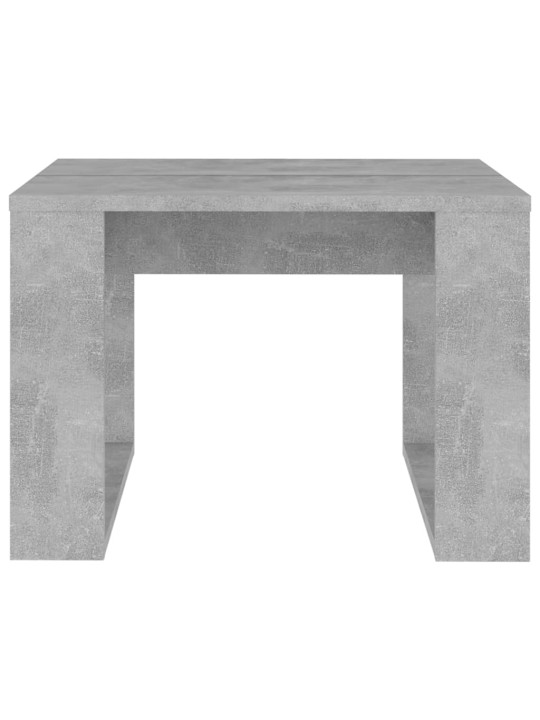 Odkládací stolek betonově šedý 50 x 50 x 35 cm kompozitní dřevo