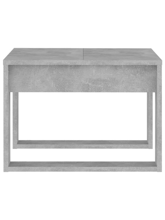 Odkládací stolek betonově šedý 50 x 50 x 35 cm kompozitní dřevo