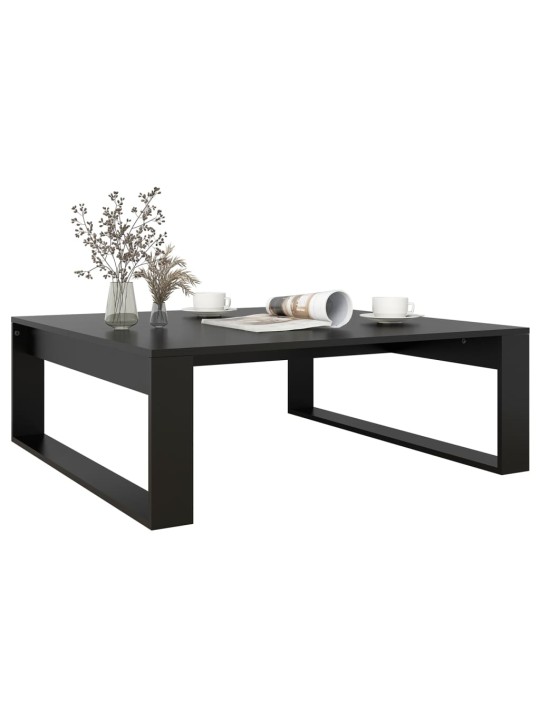 Konferenční stolek černý 100 x 100 x 35 cm kompozitní dřevo