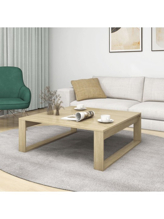 Konferenční stolek dub sonoma 100x100x35 cm kompozitní dřevo