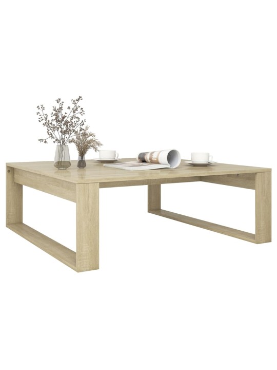 Konferenční stolek dub sonoma 100x100x35 cm kompozitní dřevo