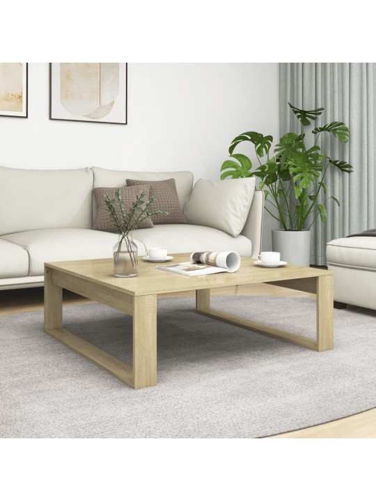 Konferenční stolek dub sonoma 100x100x35 cm kompozitní dřevo