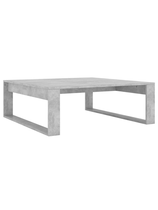 Konferenční stolek betonově šedý 100x100x35 cm kompozitní dřevo