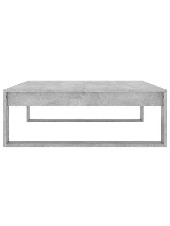 Konferenční stolek betonově šedý 100x100x35 cm kompozitní dřevo