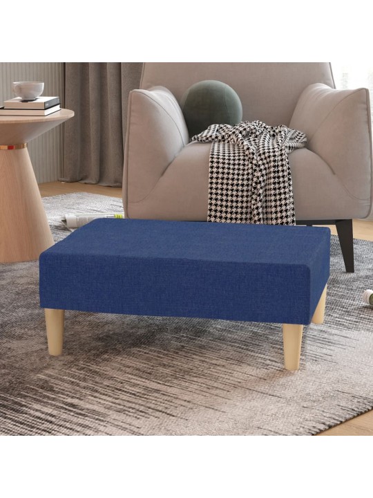 Podnožka modrá 78 x 56 x 32 cm textil