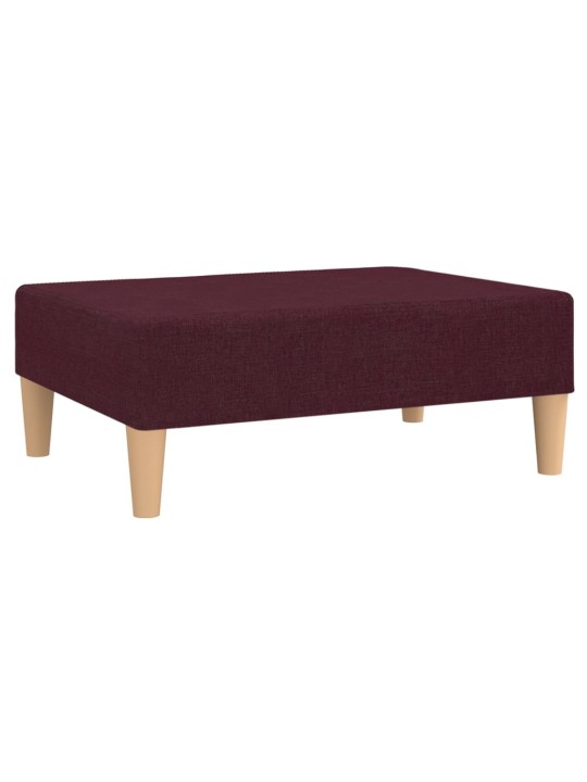 Podnožka fialová 78 x 56 x 32 cm textil