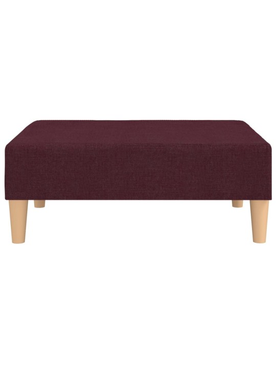 Podnožka fialová 78 x 56 x 32 cm textil