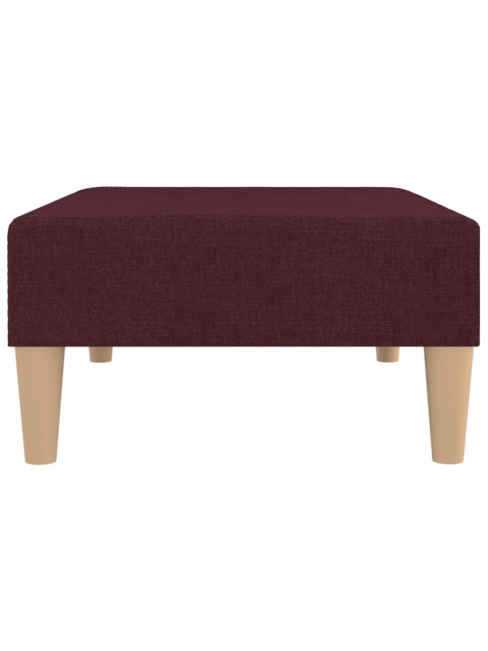 Podnožka fialová 78 x 56 x 32 cm textil