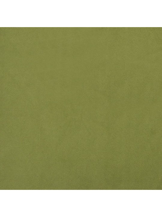 Podnožka světle zelená 78 x 56 x 32 cm samet