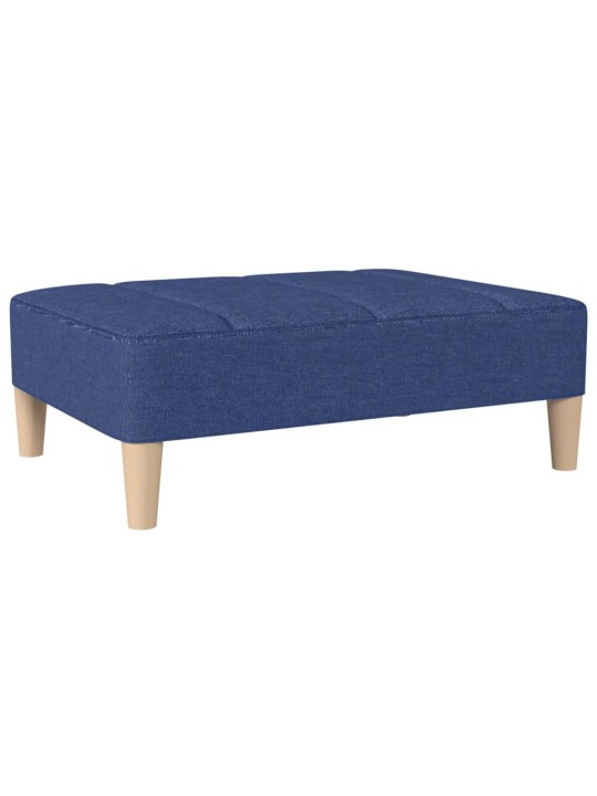 Podnožka modrá 78 x 56 x 32 cm textil