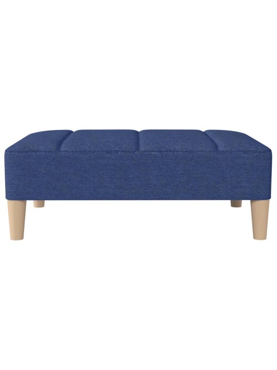 Podnožka modrá 78 x 56 x 32 cm textil