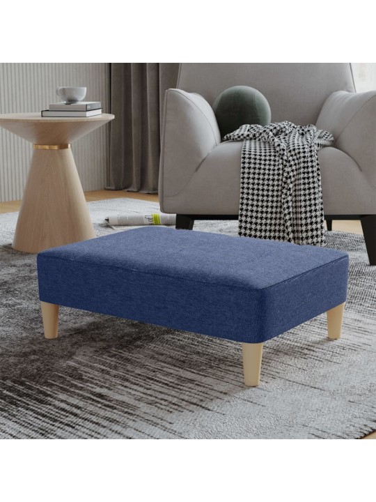 Podnožka modrá 78 x 56 x 32 cm textil