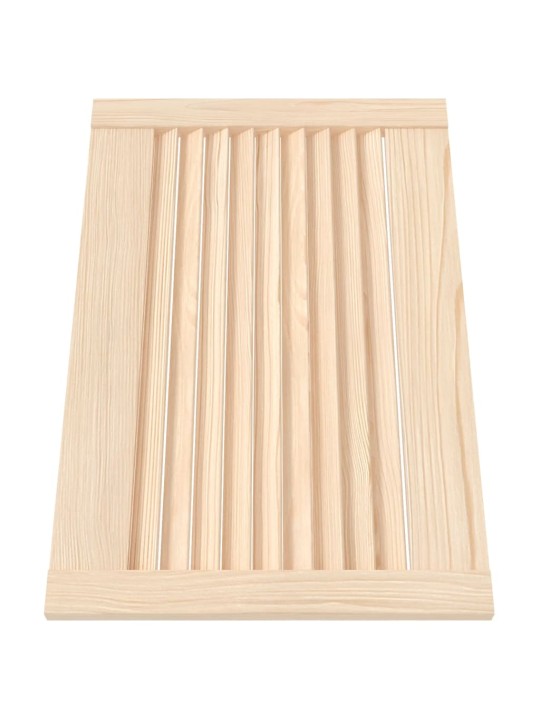 Nábytková dvířka lamelový design 4 ks 39,5 x 59,4 cm borovice