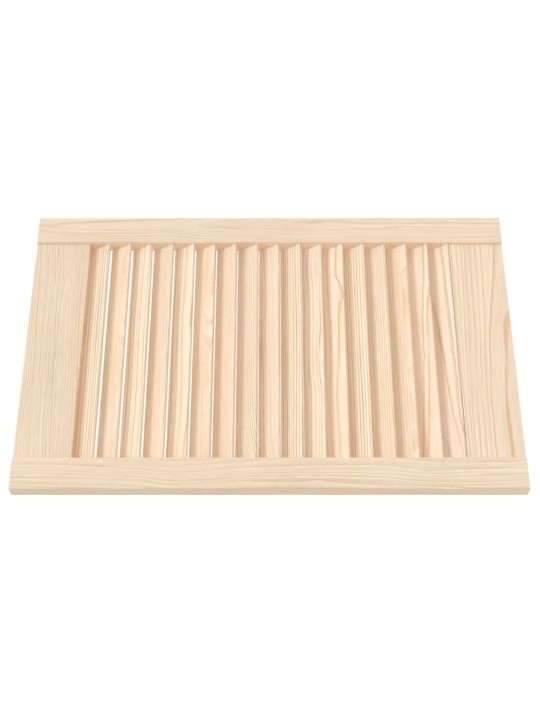 Nábytková dvířka lamelový design 2 ks 61,5 x 39,4 cm borovice