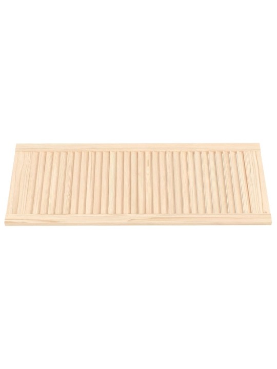 Nábytková dvířka lamelový design 4 ks 99,3 x 39,4 cm borovice