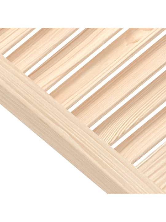 Nábytková dvířka lamelový design 2 ks 99,3 x 59,4 cm borovice