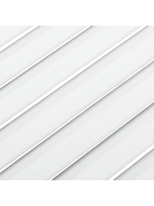 Nábytková dvířka lamelový design 2 ks bílá 39,5x59,4cm borovice