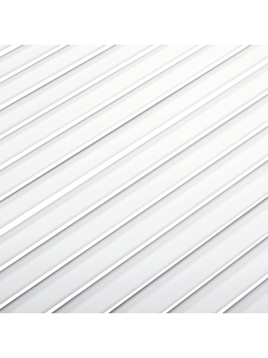 Nábytková dvířka lamelový design 2 ks bílá 69x59,4 cm borovice