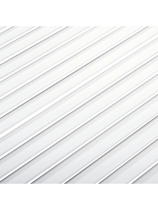 Nábytková dvířka lamelový design 4 ks bílá 99,3x39,4cm borovice