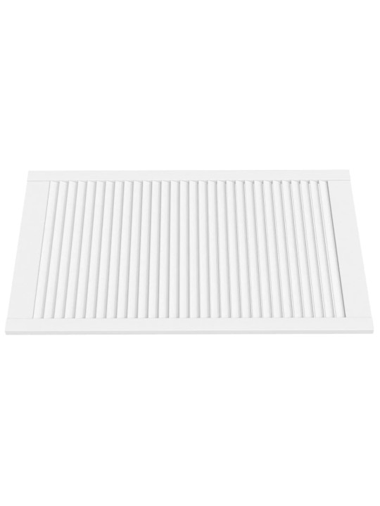 Nábytková dvířka lamelový design 4 ks bílá 99,3x59,4cm borovice