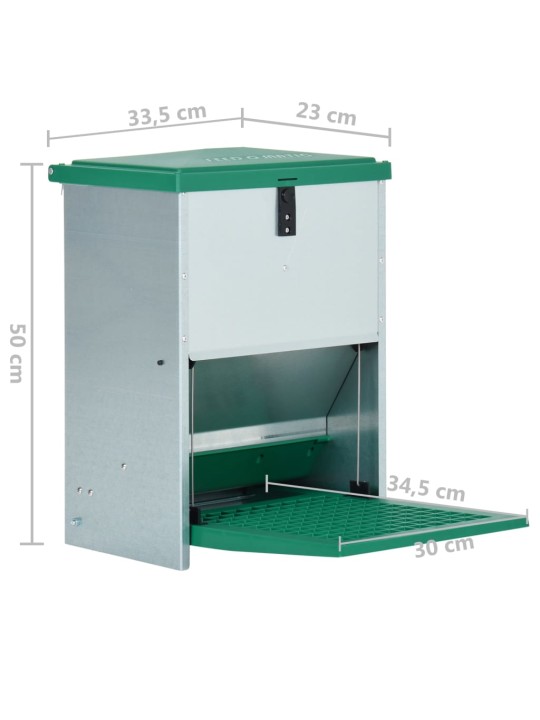 Automatické nášlapné krmítko pro drůbež Feedomatic 12 kg