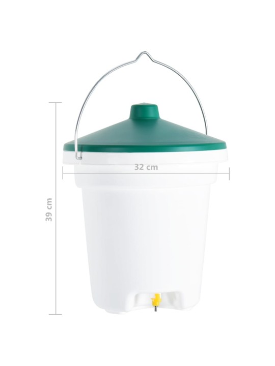 Napáječka pro drůbež s niply 12 l