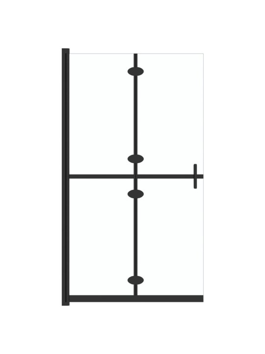 Skládací sprchová zástěna čiré ESG sklo 70 x 190 cm