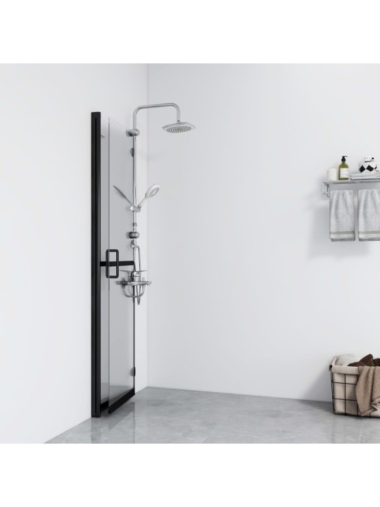 Skládací sprchová zástěna čiré ESG sklo 80 x 190 cm