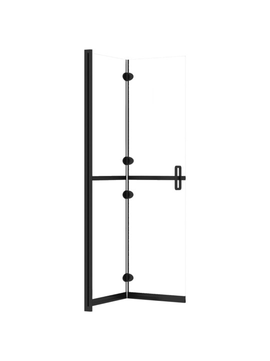 Skládací sprchová zástěna čiré ESG sklo 80 x 190 cm