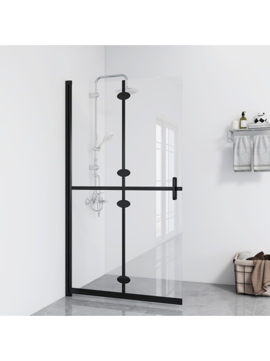 Skládací sprchová zástěna čiré ESG sklo 80 x 190 cm