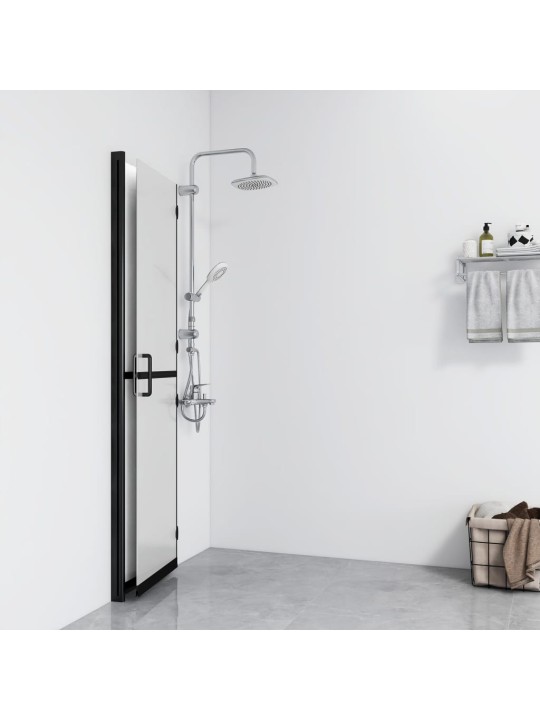 Skládací sprchová zástěna mléčné ESG sklo 70 x 190 cm