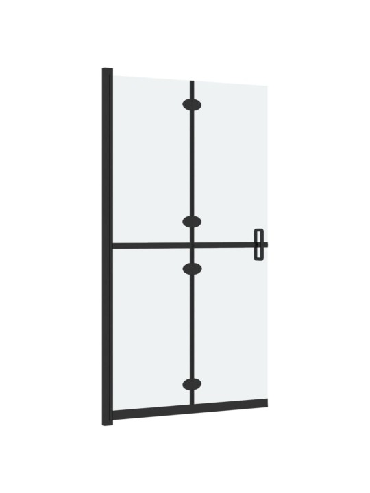 Skládací sprchová zástěna mléčné ESG sklo 70 x 190 cm