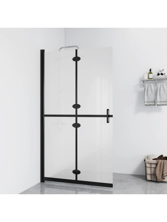 Skládací sprchová zástěna mléčné ESG sklo 70 x 190 cm
