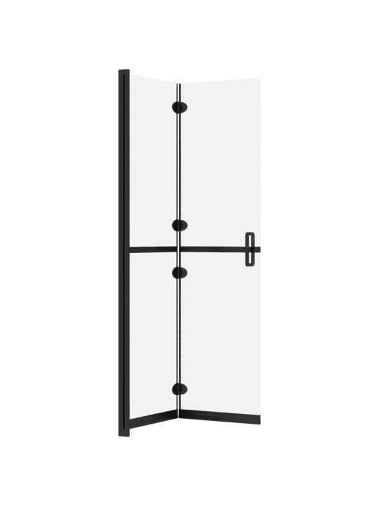 Skládací sprchová zástěna mléčné ESG sklo 100 x 190 cm