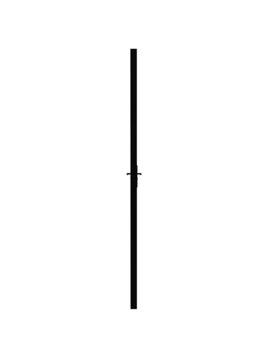 Interiérové dveře ESG sklo a hliník 83 x 201,5 cm černé