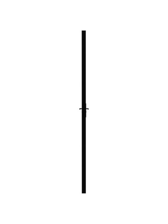 Interiérové dveře ESG sklo a hliník 93 x 201,5 cm černé