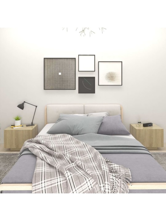 Noční stolek dub sonoma 100 x 35 x 40 cm kompozitní dřevo