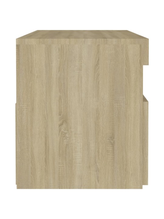Noční stolky s LED osvětlením 2 ks dub sonoma 60 x 35 x 40 cm