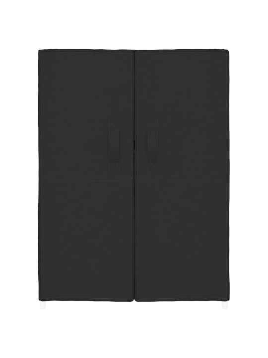 Botník černý 60 x 28 x 90 cm textil