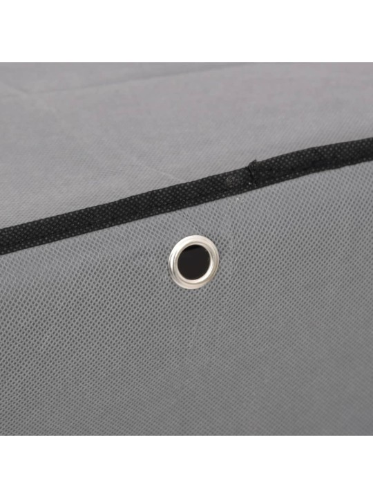 Botník šedý 60 x 28 x 90 cm textil