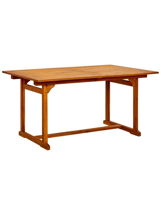 Zahradní jídelní stůl (150–200) x 100 x 75 cm masivní akácie